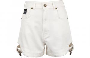 Шорты с пряжкой VERSACE JEANS COUTURE, белый