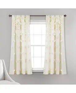 Оконная штора Райли Lush Decor, ivory