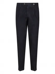 Плиссированные брюки Myths, синий