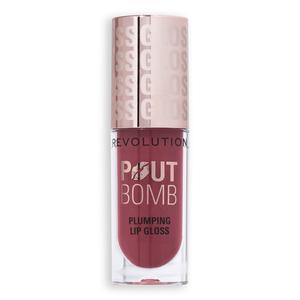 Блеск для губ pout bomb plumping gloss milky sheer holo Revolution, wild mauve pink, объем 5 мл