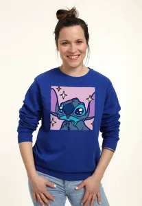 Лило и стич, толстовка с блестящими глазами стича Henry Tiger, Royal Blue