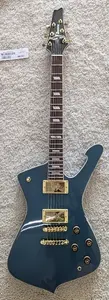 Электрогитара Ibanez Iceman модели IC420ABM, антикварно-синий металлический цвет