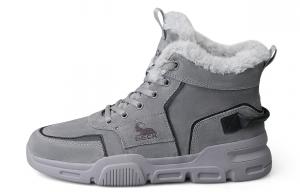 Зимние ботинки мужские, серые, песочные BECK, Gray