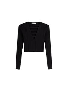 Рубашка Bershka, черный