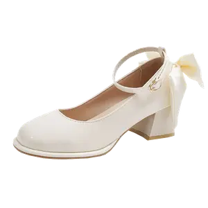 Подарочный набор туфель на высоком каблуке Dawei's House в цвете экрю, цвет Ecru