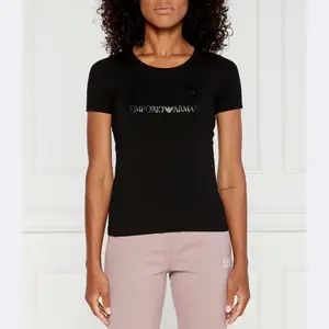 Футболка стандартного кроя Ea7, черный