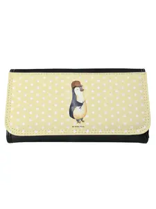 Кошелек Mr. & Mrs. Panda, желтый пастельный