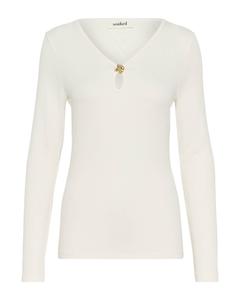 SOAKED IN LUXURY Свитер 'SLNaida' в цвете экрю