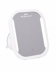 Зеркало для ванной с защитой запотевания, белое Stylpro