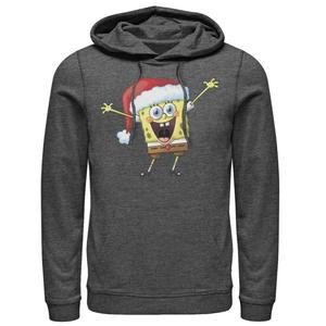 Мужская толстовка с капюшоном One Happy Sponge Holiday с изображением Губки Боба Квадратные Штаны Nickelodeon