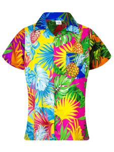 Блуза King Kameha Pineapple Leaves, Mixed Colors