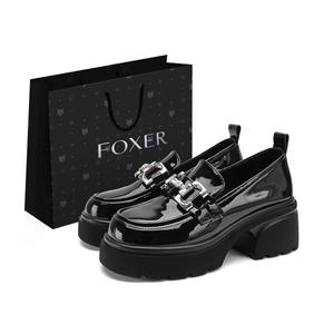 FOXER Лоферы женские черные