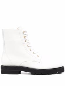 Stuart Weitzman ботинки на шнуровке, белый