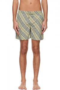 Burberry Плавки в зеленую клетку