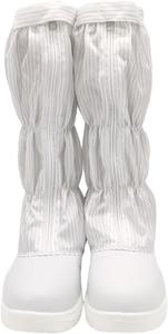 Lmprock Универсальная обувь унисекс с полиуретановым покрытием, стальным носком и полосой, высокопрочная, цилиндрическая, антистатическая, пыленепроницаемая, для работы в уборочных помещениях, защитная обувь ESD, белый