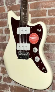 Новая Squier Paranormal Jazzmaster XII - Olympic White, потрясающая 12-струнная Jazzmaster! Настроена профессионально!