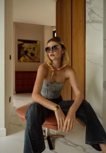 Солнцезащитные очки AMSTERDAM EDGE Kapten & Son, цвет umber tortoise brown