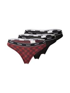 Стринги HUGO, красный/бордовый/черный