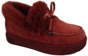 Женские ботинки ZBYY на плоской подошве, теплые и прочные, зимние с меховой подкладкой, ботильоны на снег, лоферы с платформой и толстым плюшевым утеплителем для прогулок, Cwine 10.5