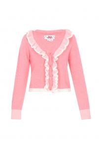 Вязаный кардиган MYMO Pop, розовый/пастельно-розовый/светло-розовый