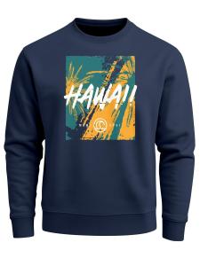 Neverless Свитшот 'Hawaii Beach' в цвете Navy