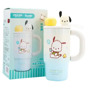 Термостакан 316 нержавеющая сталь Kuromi My Melody Cinnamoroll Pochacco 700ML Sanrio
