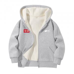 Толстовка с капюшоном утепленная Unisex WARRIOR, серый/h china top right k+h белый small k