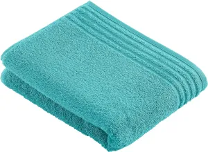 Полотенце для сауны Vossen "Vienna Style Supersoft", (1 шт.), с каймой 100х150 см (1 шт.), светло-лазурный