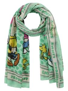 Шарф CODELLO PEANUTS, зеленый