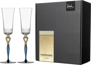EISCH 2 бокала для шампанского 596/72 синие в цвете GK Festivity CHAMPAGNE EXCLUSIV 47759682, синий