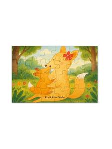 Mr. & Mrs. Panda Дизайн «Головоломка Лиса Мама» без слов, выполненный белым цветом