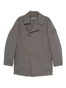 Пальто с нашивкой Compass Stone Island, серый