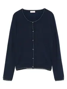 Кардиган с декорированными пуговицами LIU JO, синий