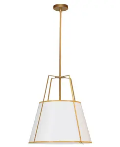 19,50-Дюймовый металлический трапециевидный светодиодный подвесной светильник Dainolite, gold