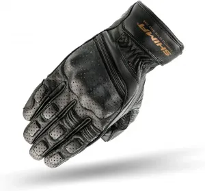 Мужские кожаные мотоциклетные перчатки SHIMA Aviator, летние мотоциклетные перчатки на заказ, Black