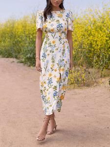 Платье Milan Kiss, цвет creme/blau/gelb