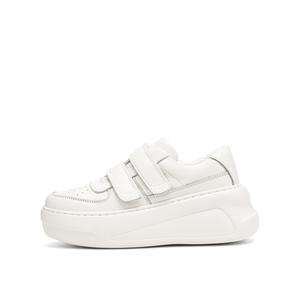 Rosa Bianca Легкие низкие скейтерские туфли для женщин с эффектом увеличения роста на белой овчинной стельке, цвет White Sheepskin Insole