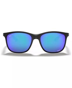 CHROMANCE Поляризационные солнцезащитные очки, RB4330CH 56 Ray-Ban, черный