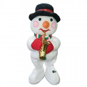 Поющая танцующая трясущаяся светящаяся новогодняя елка плюшевая кукла высотой 30см OLOEY