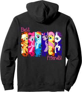 Американская толстовка My Little Pony Best Friends 01, черный