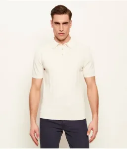 Поло Барто slim fit Oscar Jacobson, бежевый