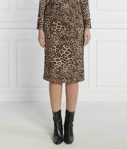 Юбка Marc Cain с леопардовым принтом, бежевый