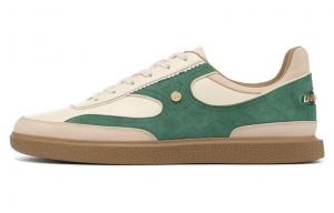 LI-NING 1990 Облака Противоскользящие Износостойкие Низкие Кроссовки для Скейтбординга Женские Желто-Зеленые