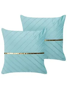 Декоративная подушка Beliani 2er Set Deko CONEFLOWER, цвет blau/gold