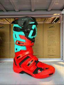 LEATT Внедорожные ботинки motorcycle racing boots с регулируемой осью для мужчин и женщин, антискользящая обувь для езды, оранжевый 45, красный черный зеленый универсальная версия, размер 40.5