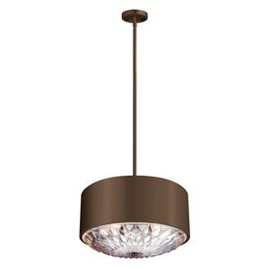 Подвесной светильник Elstead Lighting, 49,6x35,9 см, латунь/коричневый