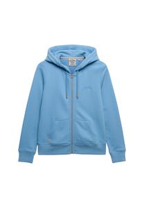 Superdry & Co Худи на молнии в небесно-голубом цвете