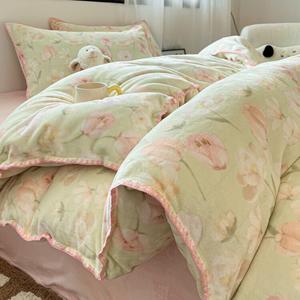 FUANNA Комплект постельного белья, 180 см, 4 предмета