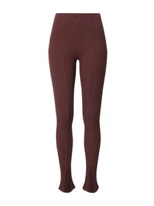 Узкие леггинсы A LOT LESS Indira, темно-коричневый