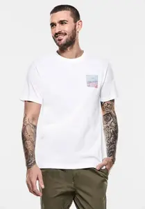 Футболка STREET ONE MEN из чистого хлопка, белый